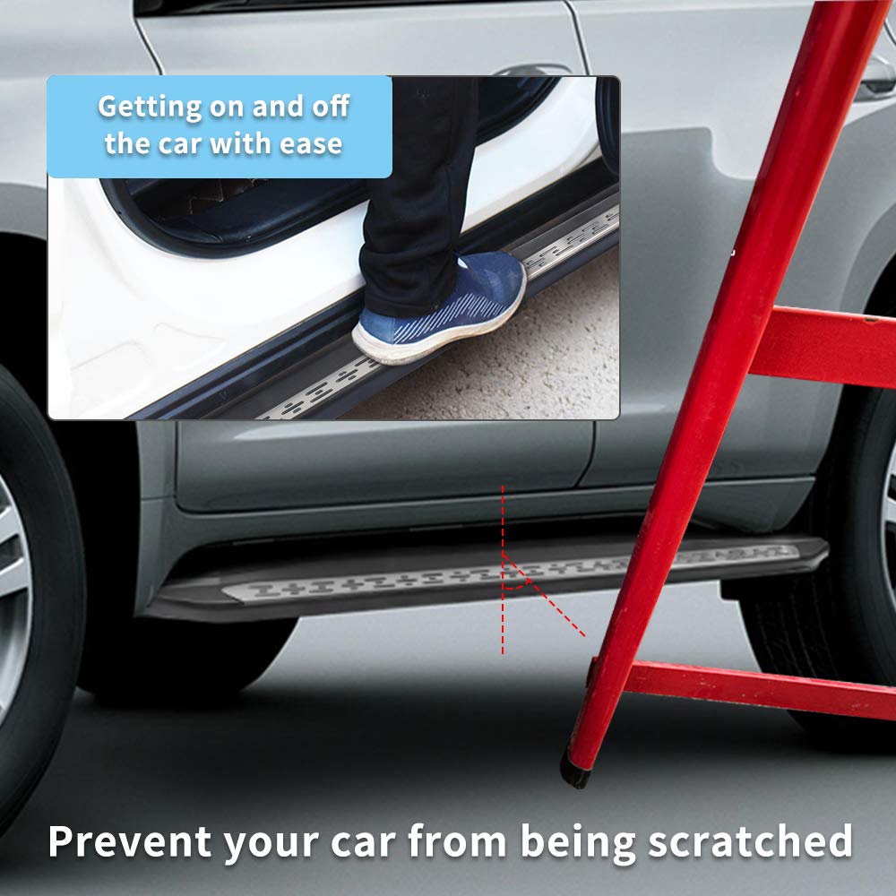 AUTOSAVER88 Updated OE Style Running Boards Fit for 2014 2015 2016 2017 2018 2019 Toyota Highlander 5.3 inch Aluminum Side Steps Nerf Bars (PT938-48140)