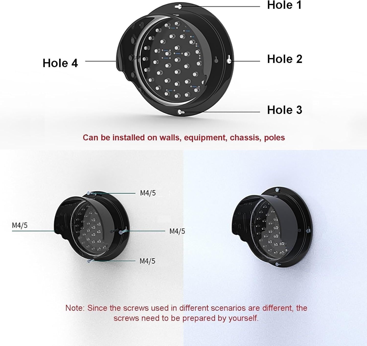 LED Traffic Stop Light, Industrial Indicator LED Light, 1 Light X/Arrow Dock Bay Indicator Warning Light(Common Negative Pole,220V)