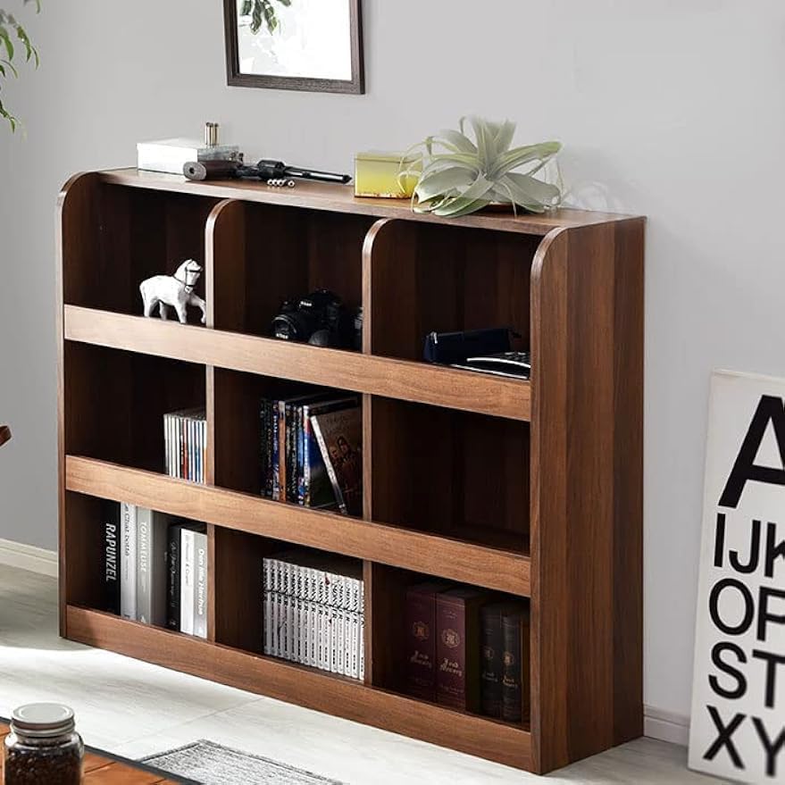 おもちゃ棚　ウォールナット Amazon.co.jp: おもちゃラック 3×3タイプ おもちゃ箱 本棚 3×3タイプ