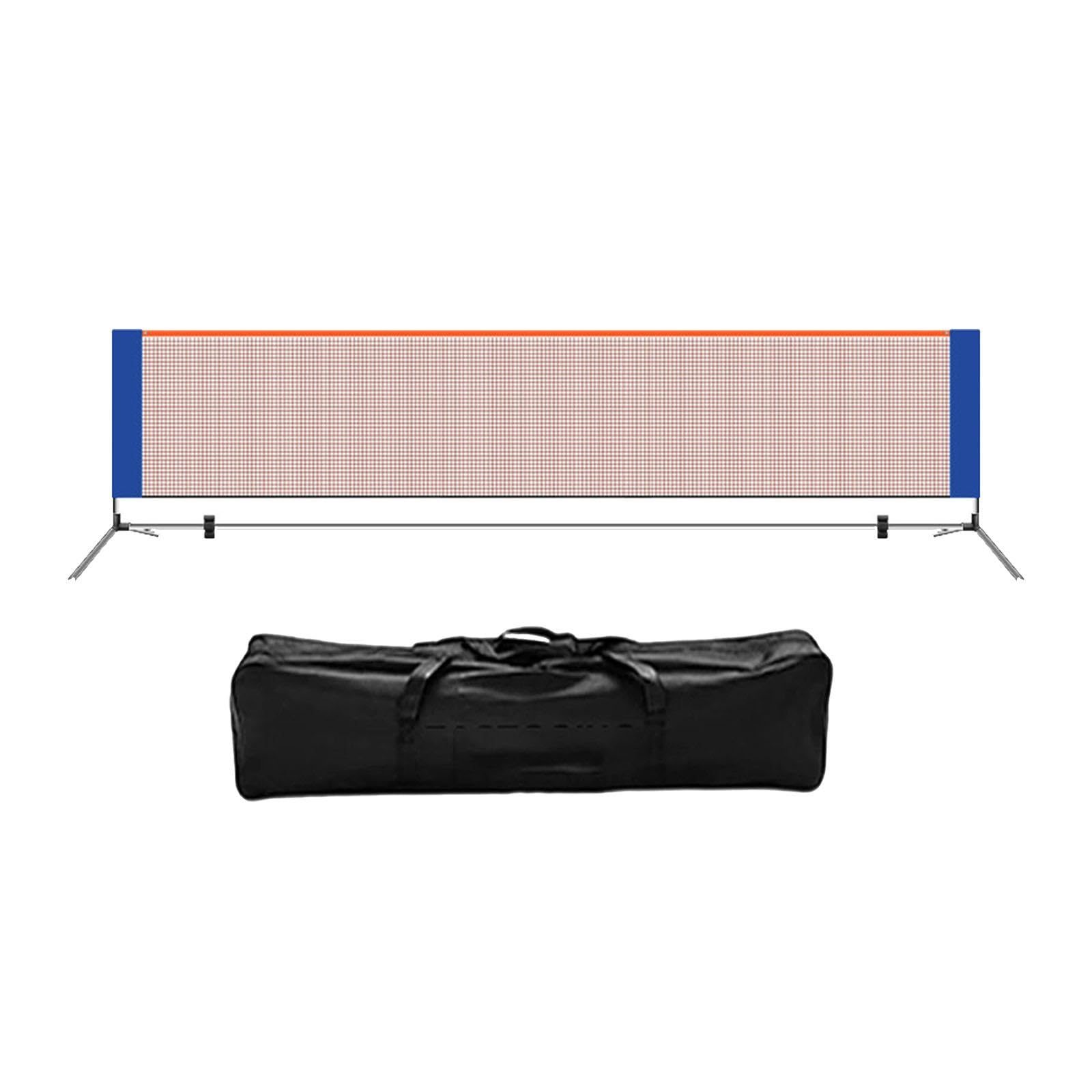 CALANDIS Portable Pickleball Net System with Bag for Lawns Garages Indoor and Outdoor 4.2m | Badminton | Tennis & Racquet Sports | Sporting Goods-image-21