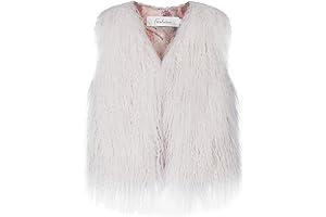 Little Girls' Furry Vest Coat