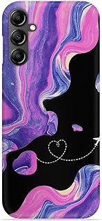 جراب موبايل سيليكون مطبوع عليه متوافق مع سامسونج A16 من جليتر ارت