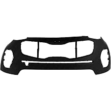 BUMPERS THAT DELIVER - Primered, Front Bumper Cover Fascia Compatible with 2017 2018 2019 Kia Sportage FWD 17 18 19, KI1000184