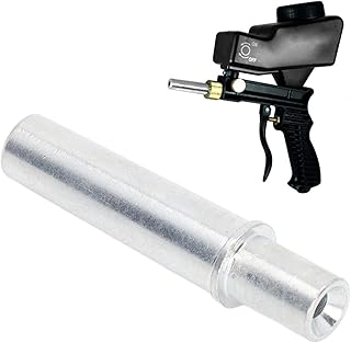 Metal Sandblaster Nozzle Tips,Abrasive Sand Blaster Blasting, 1/4 NPT Intake Sandblaster Nozzle Replacement for AS118 Compatible with Various Blasting Media