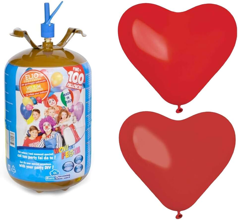 Bombola Elio Zeus Party - Gonfia Fino A 18 Palloncini (palloncini Inclusi) - Foto 3