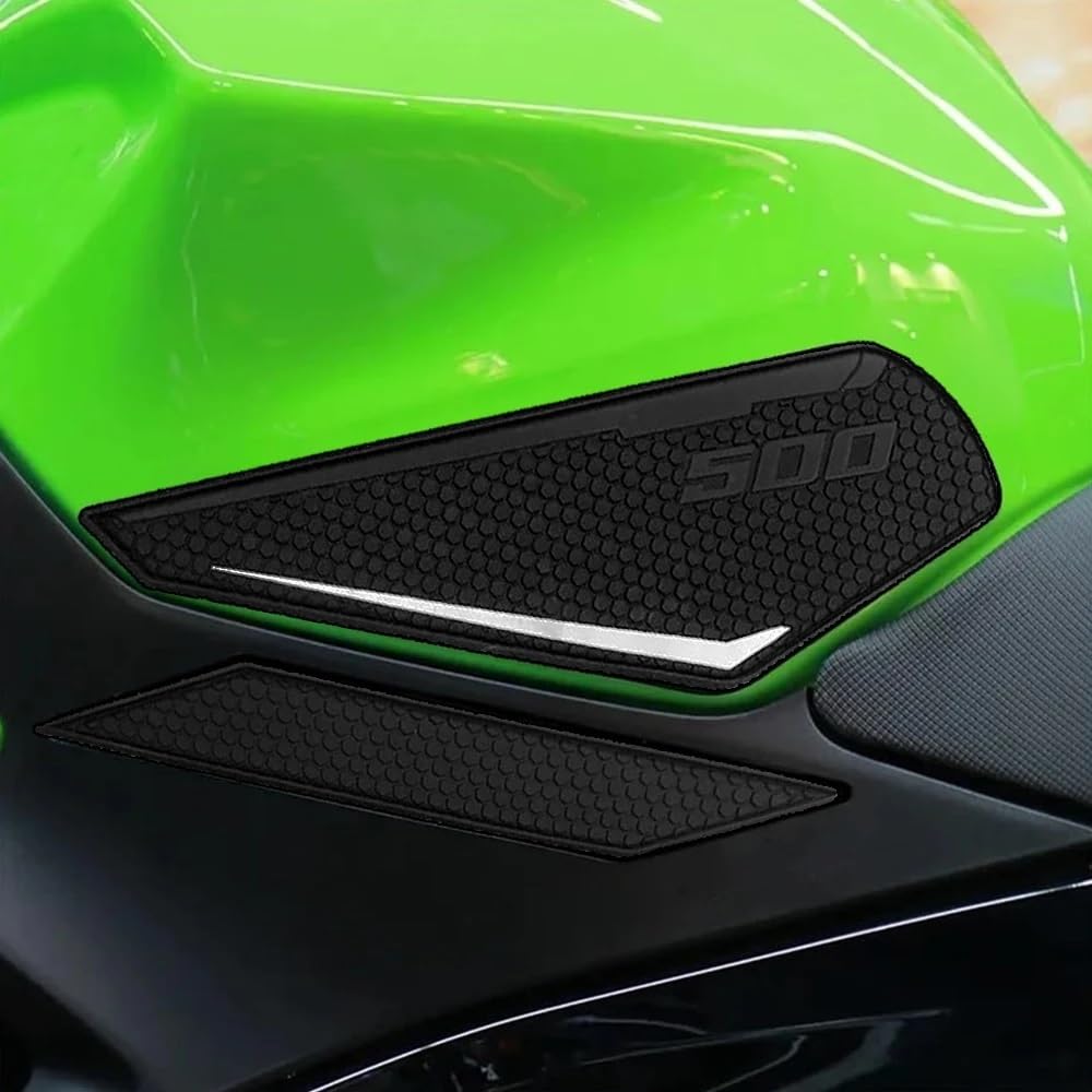 Osłona zbiornika motocykl Do Z500 Ninja500 podkładka trakcyjna na kolana | Chwyty na bak motocykla Tank Pad Tank Pad Chwyt kolanowy