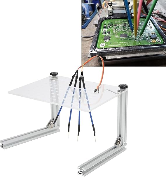 Rulbelok Vehicle LED Frame Bracket for BDM100 Kess Car Chip Tuning Tool Programming and Diagnostics with 4 Probes Pen Professional Technician Equipment