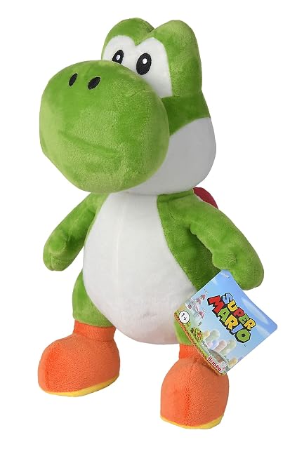 Simba Peluche Yoshi, 30 cm, Suave y Coleccionable del Universo Super Mario, Ideal para niños y Fans de Nintendo, Juguete de Felpa (109231012)
