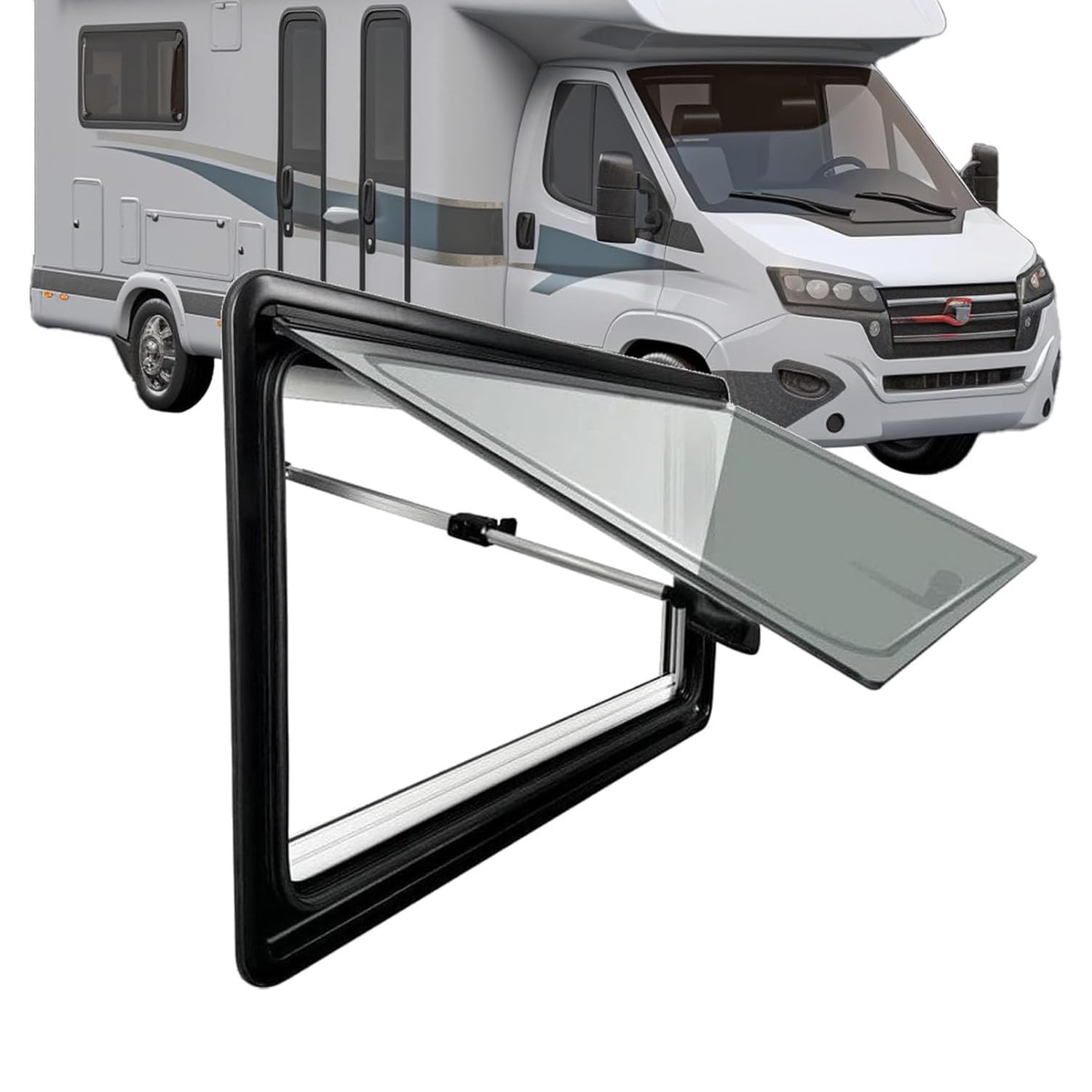 YMAOMAO Motorhome windows, camper windows, caravan windows, camper windows, roof windows, camper vans, vent windows for campers, motorhomes, trailers and marine,1000 * 800mm