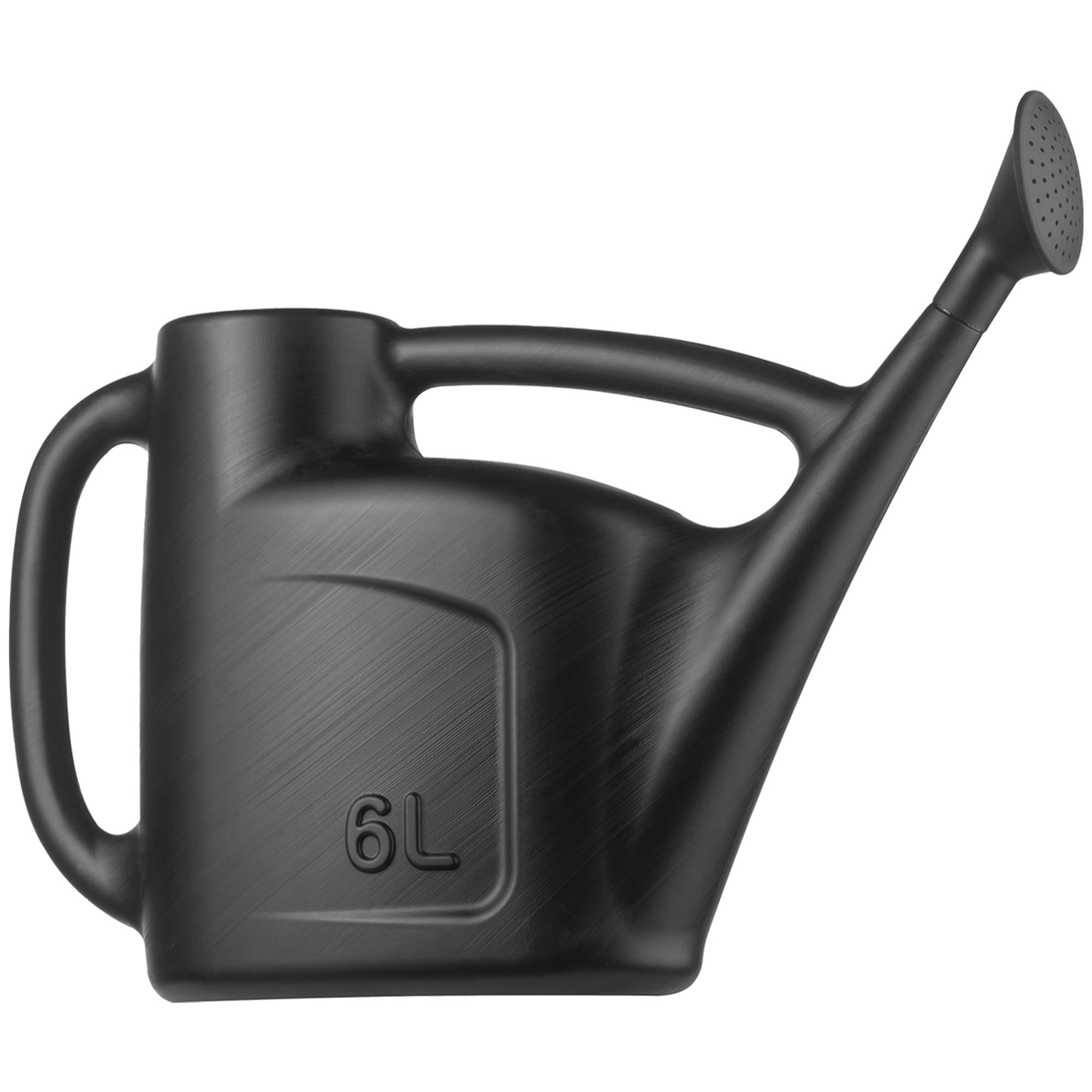 Hardys Black Rose Watering Can - Outdoor & Indoor Watering Can With Detachable Sprinkler Rose Head, Long Spout Water Can For Houseplant & Garden Plants 6L