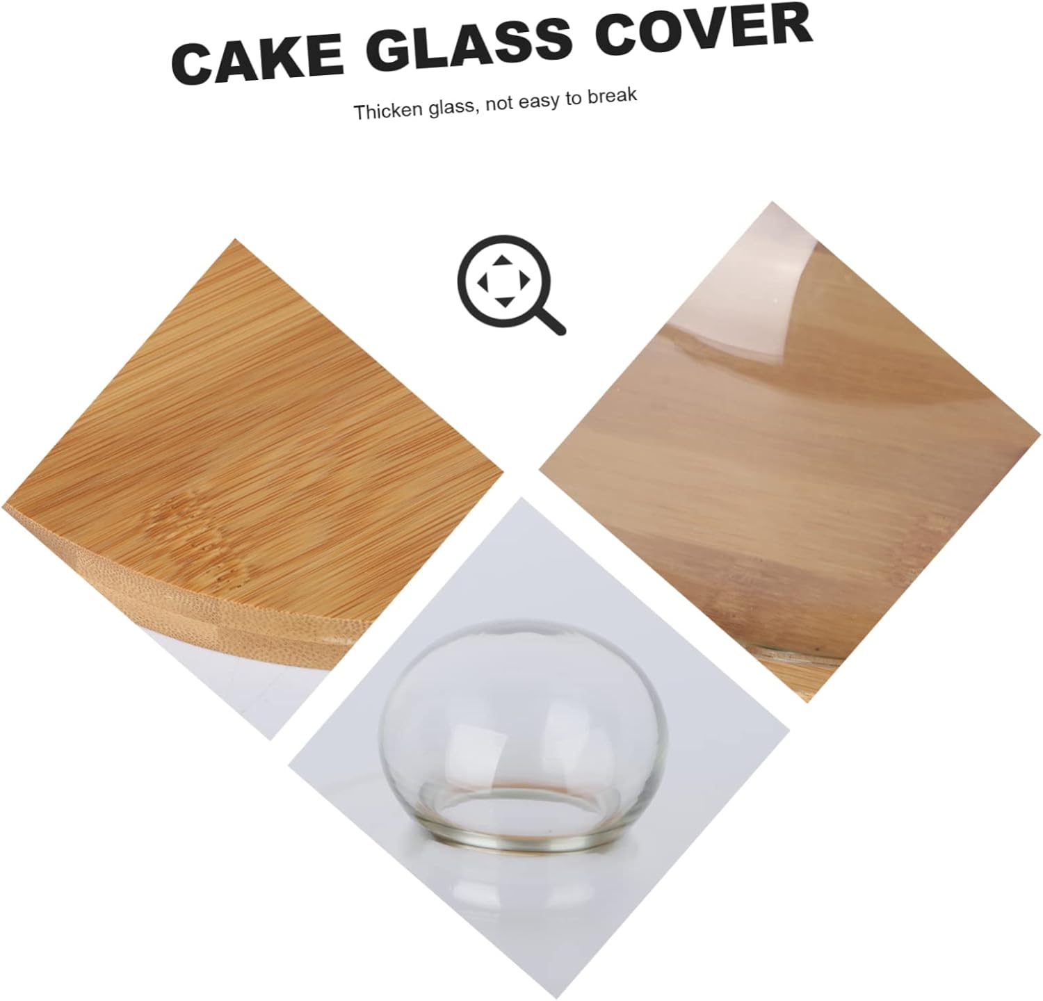 PRETYZOOM 1Pc Food Grade Dome Cake Carrier with Base for Storing and Transporting Cakes Cupcakes and Desserts and Versatile Cake Display Stand for Events and Parties