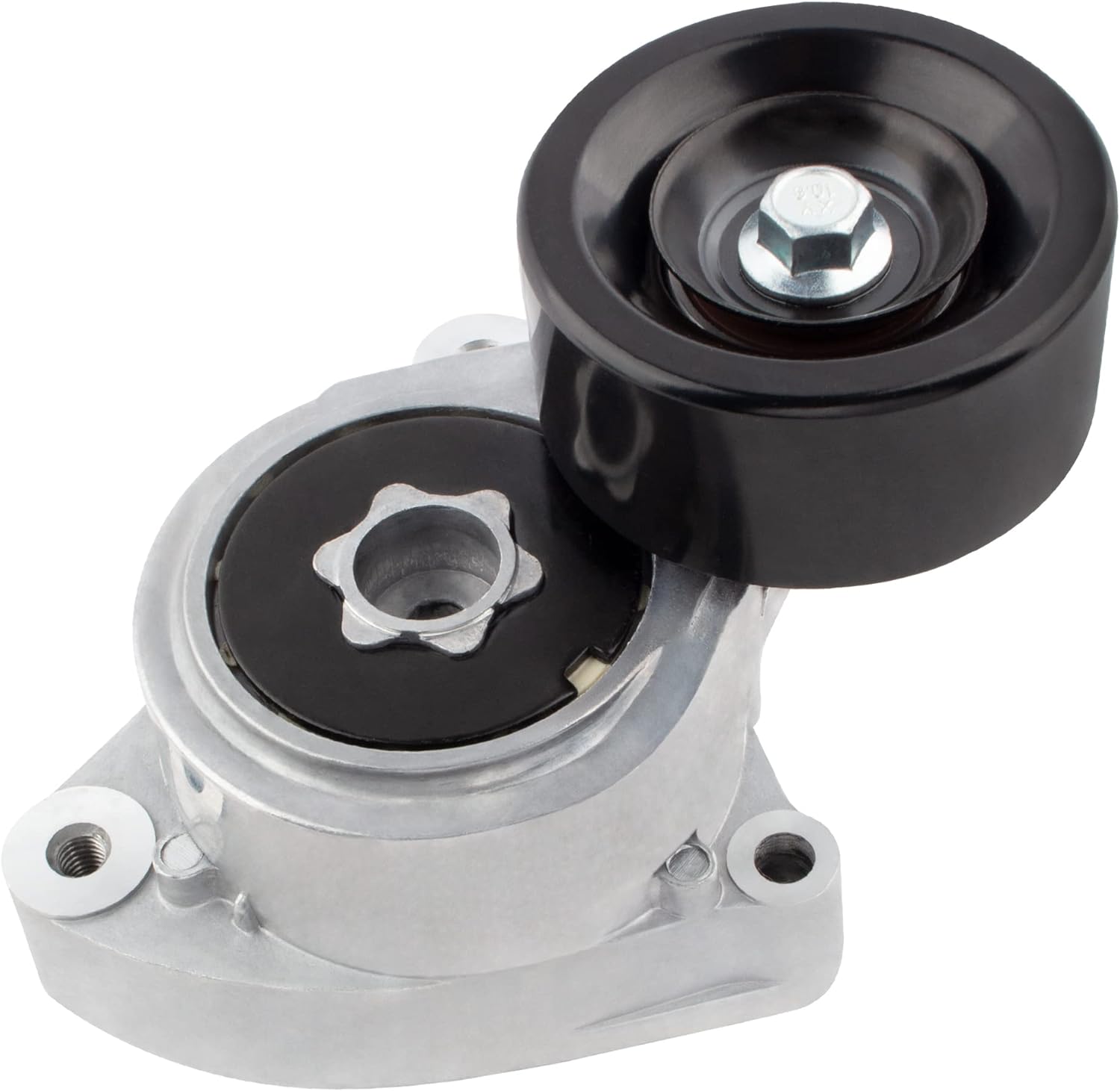 BOXI Belt Tensioner Assembly Compatible for Acura CSX ILX PDX TSX 2004-2015 / for Honda Accord Civic CR-V 2002-2014 | Replaces 31170RAAA01 31170PNA023 38278