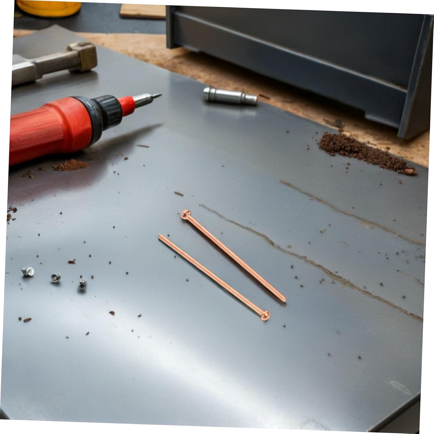 1000 Pcs Stud Welder Pins for Dent Repair Iron Plated Copper