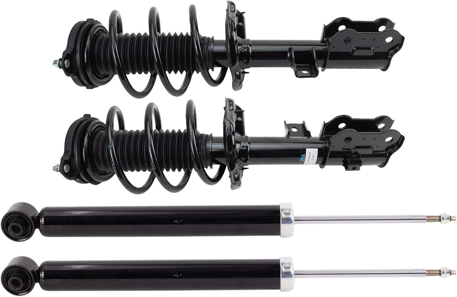 TRQ Front and Rear Complete Strut Assembly & Shock Absorber Kit Complete Strut & Coil Spring Assembly Compatible with 2019-2020 Hyundai Tucson
