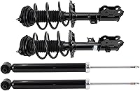 Vista 3 de TRQ Conjunto completo de puntal delantero y trasero y kit de amortiguador, conjunto completo de puntal y resorte helicoidal compatible con Hyundai