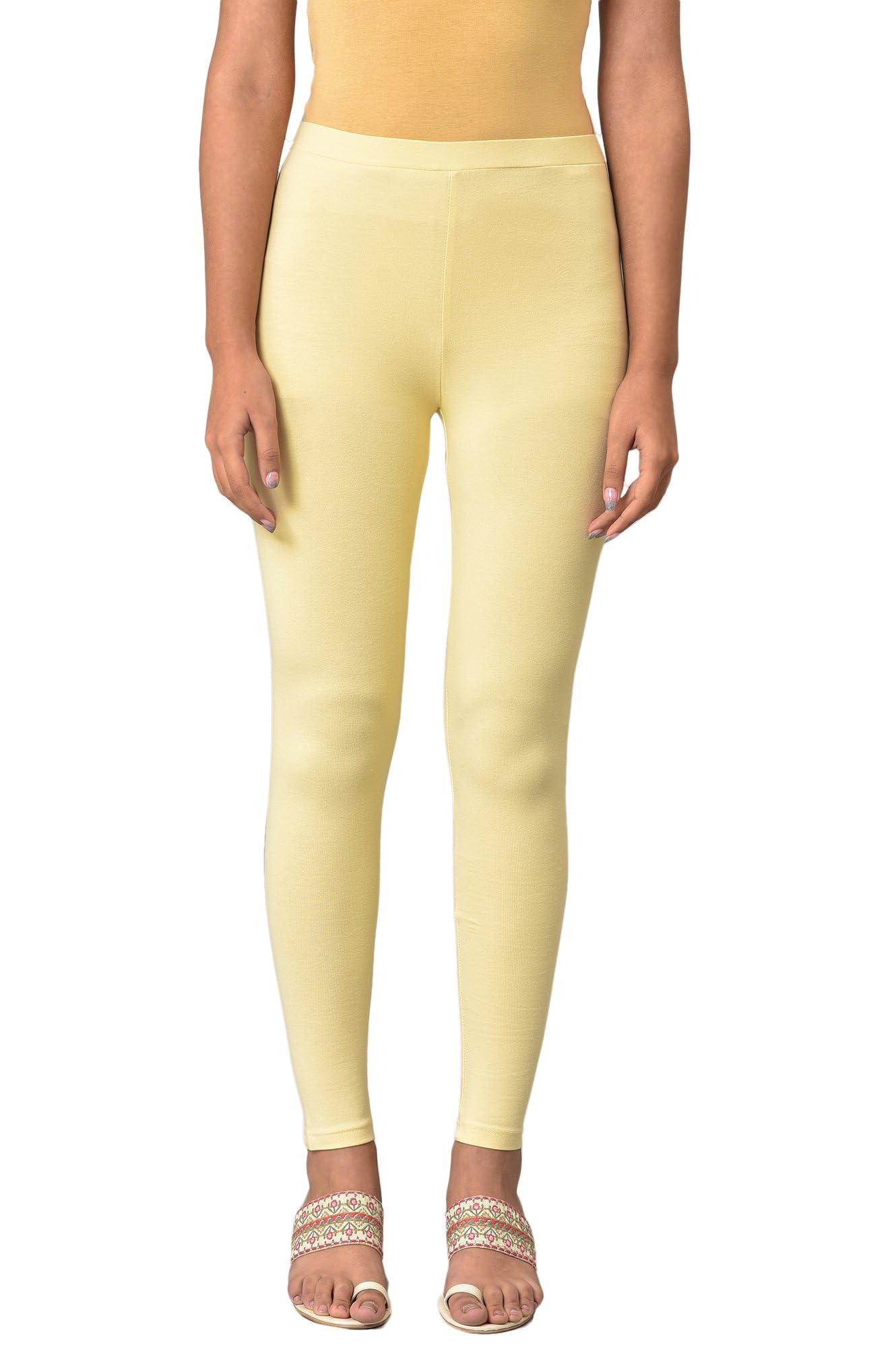 w for woman Yellow Cotton Jersey Tights_23FEW60105-218894_S_WS-picture-50