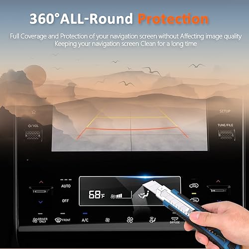 Miniatura 9 de CDEFG Para Hyundai Tucson y Santa Cruz para Kia K5 y Forte Accesorios Protector de pantalla Cubierta de pantalla de radio de navegación 2024 2023