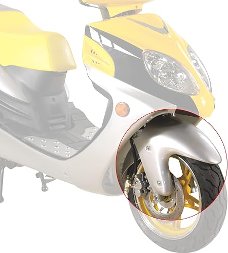 Miniatura 4 de Minho 125cc 150cc Scooter chino Cuerpo Panel Plata Front Fender Fit para Jonway 125 150cc piezas