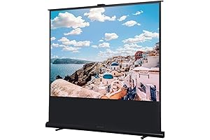 MYOYAY 84 Inch Rise Projector Screen For Indoor/Outdoor Use 4:3 4K HD...