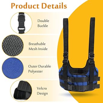 Back Stretcher, Lumbar Traction Device, Spine Decompression Belt for Pain Relief, Spinal Back Stretcher Belt, Thoracic Spinal Decompression Harness, Portable Stretching Device (Medium)