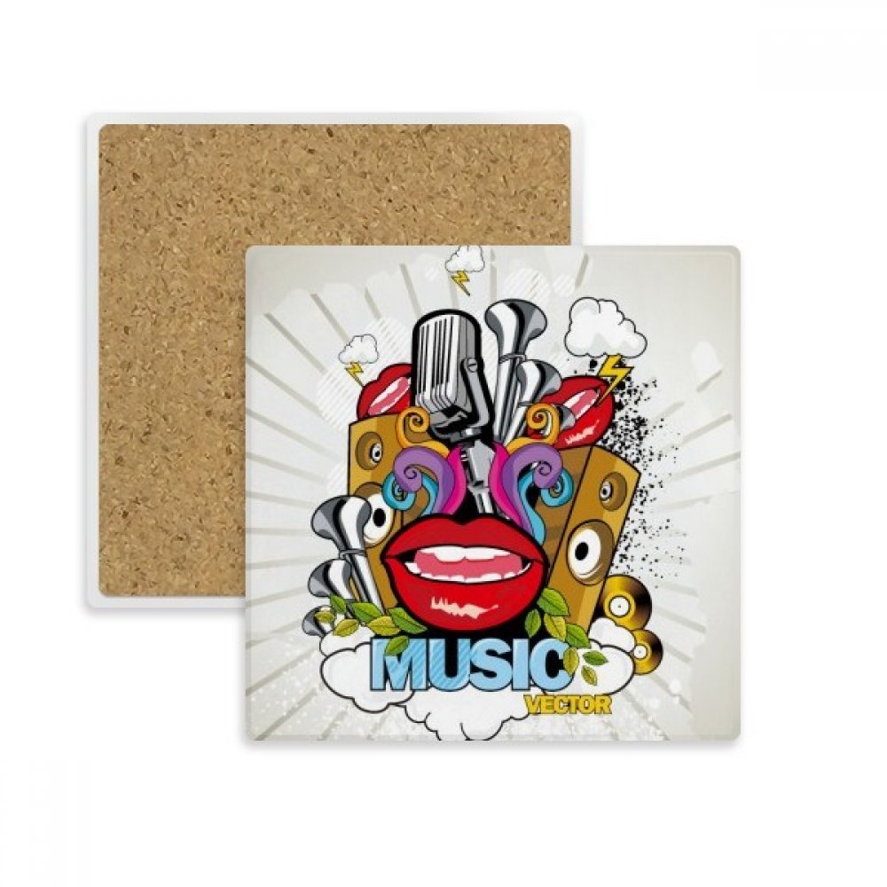 Pierre absorbante haut de gamme design graffiti pour support verre
