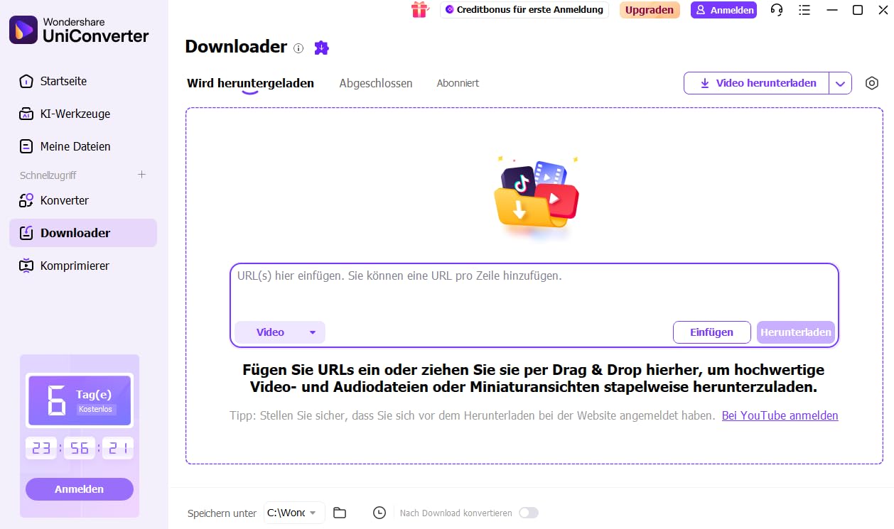Wondershare UniConverter 17 | Kompatibel mit Windows | 1 Gerät | Lifetime | KI-gestützte Videobearbeitung | Aktivierungscode per E-Mail