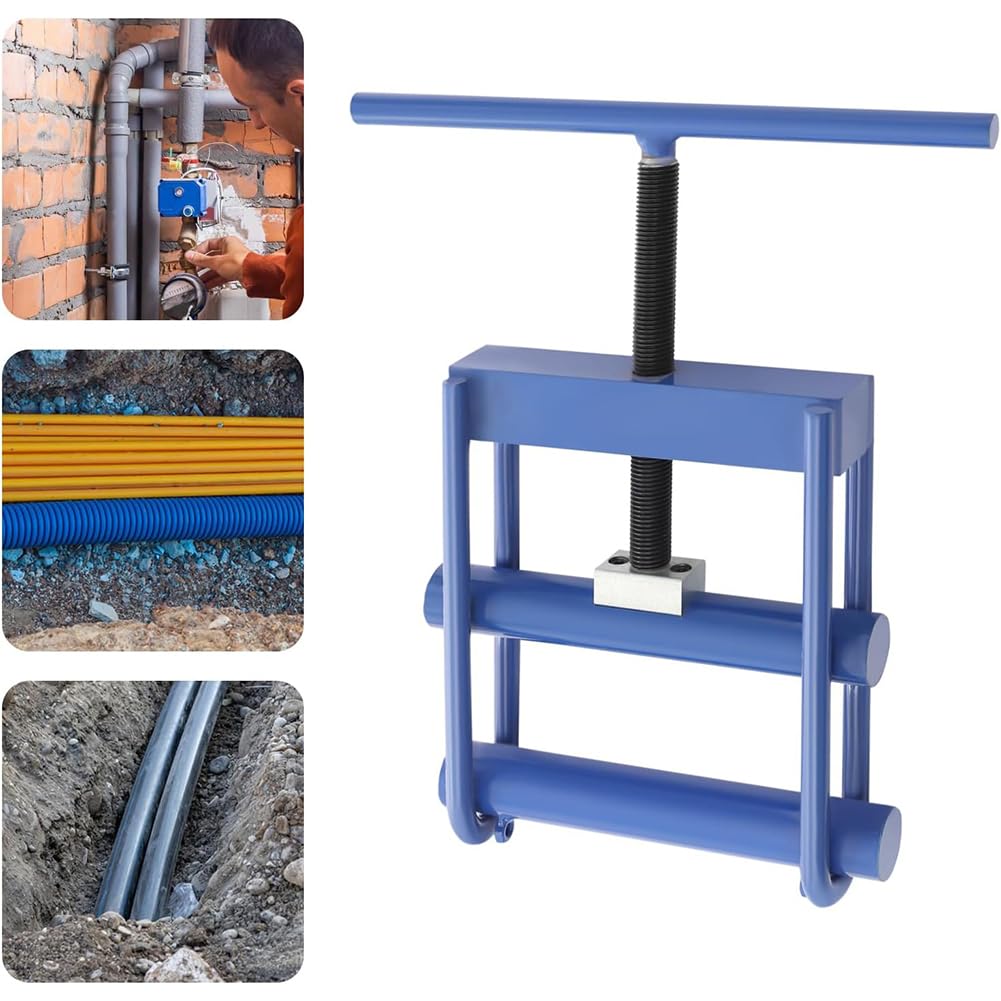 Herramienta Manual de compresión de tuberías, DN110, para PE, PPR, PVC y PP, 0-110 mm, Color Azul
