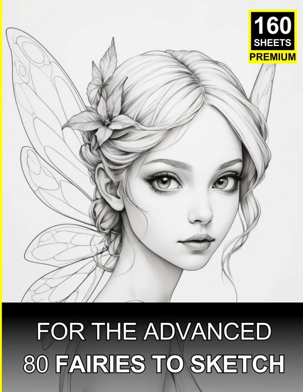 For the Advanced Artist: 80 Fairies to Sketch - 30% Opacity