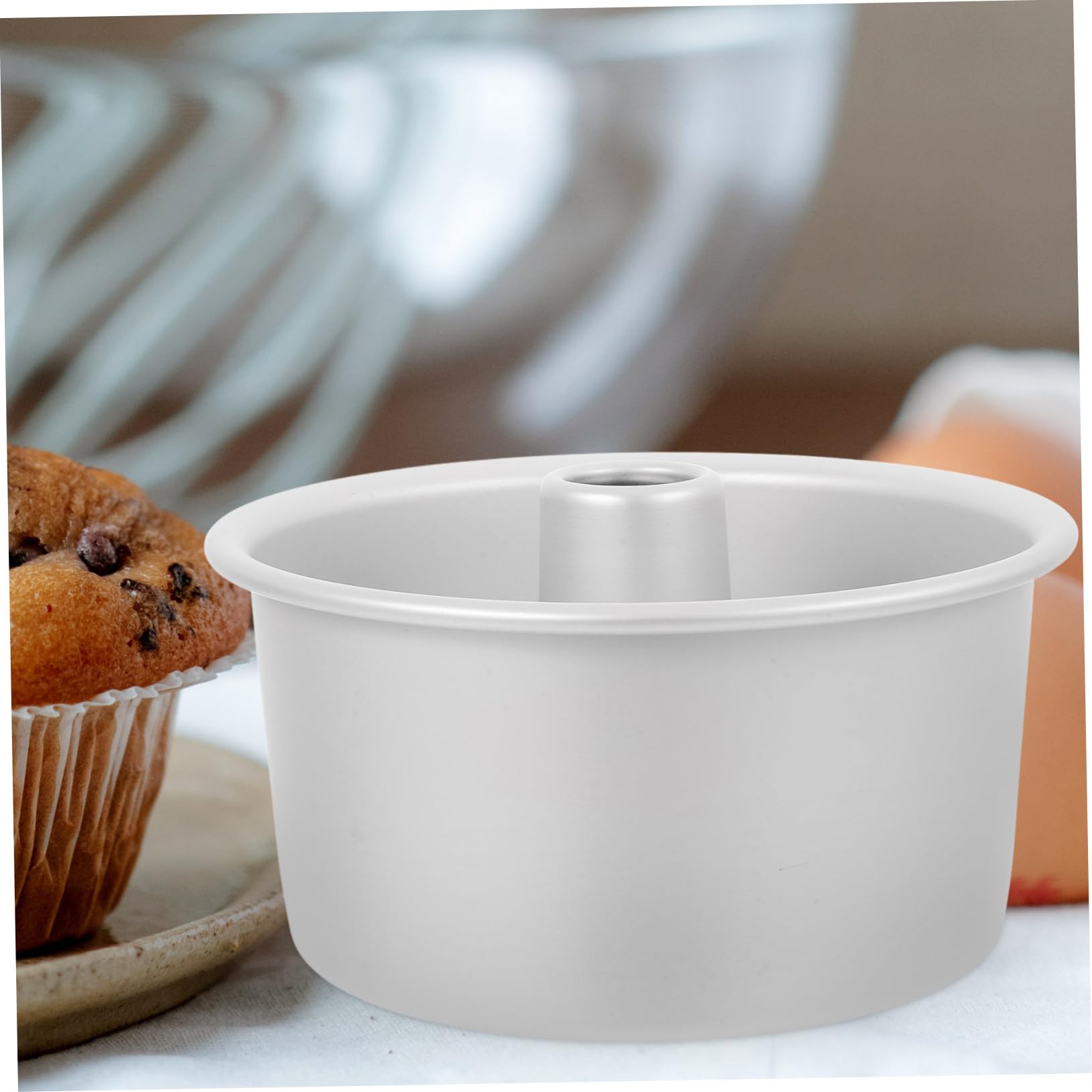 Stampo Rotondo per Torte con Fondo Removibile in Metallo Teglia Antiaderente per Cheesecake e Dolci Distribuzione Calore Uniforme Facile da Pulire per Uso Domestico e
