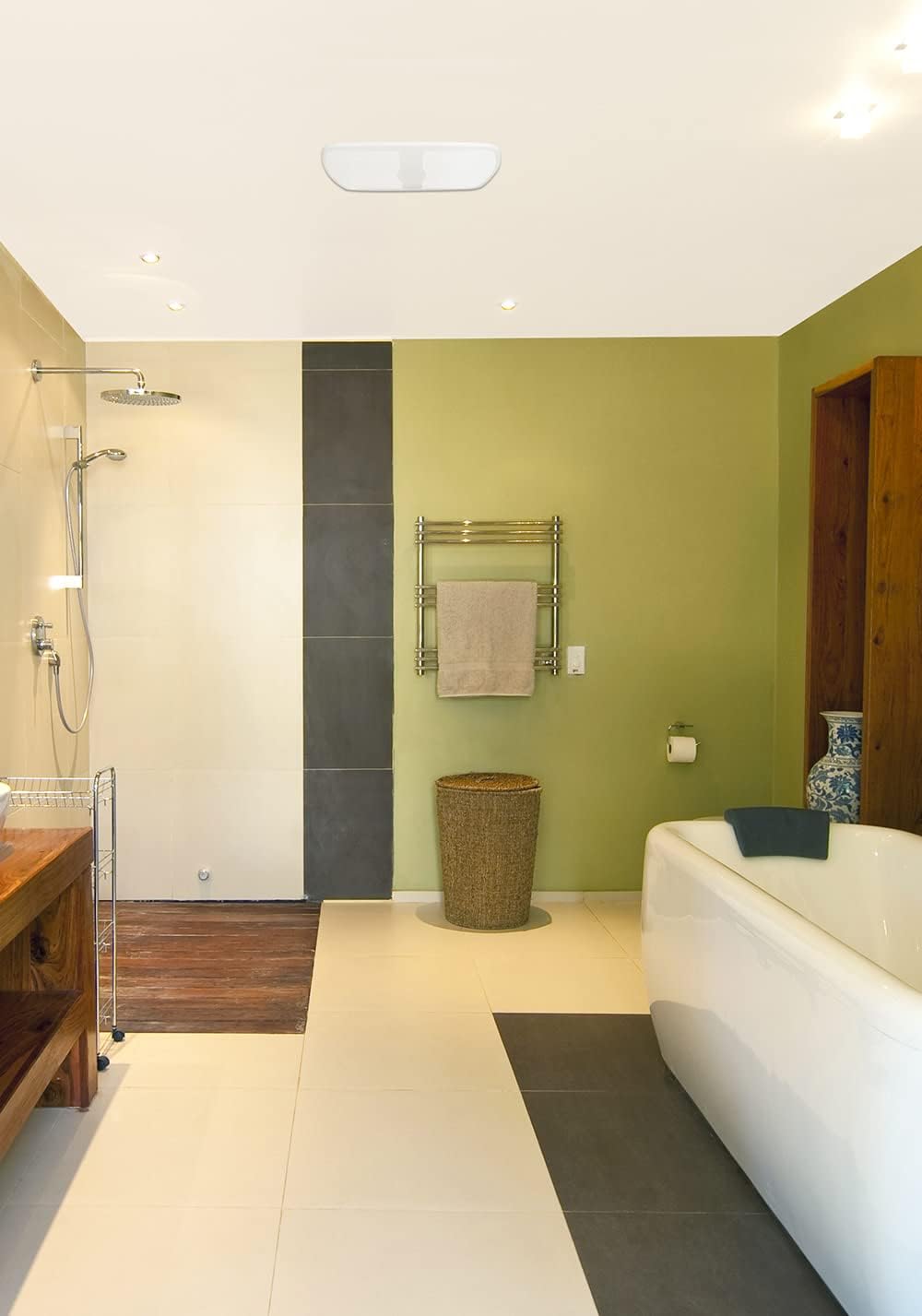 Air King AK100LS6 100 CFM 1 Sone Ceiling Mounted Energy Star Rated Exhaust Fan