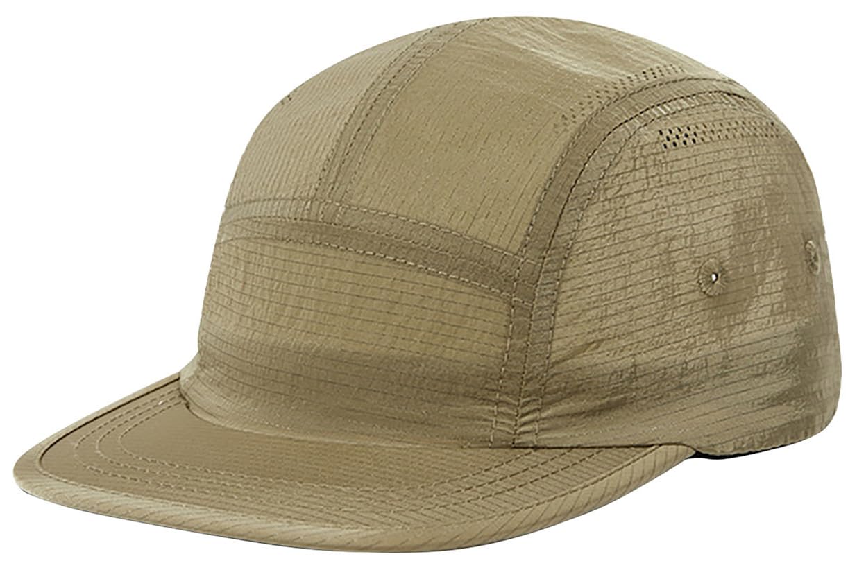 COOLSOME Five Panels Hat Basic Daily Wear Breathable Mesh Airy Quick Dry Cap