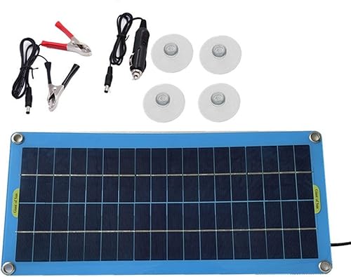 30W 12V Polycrystalline Solar Panel Charger With PET Construction For Car, Marine, And Camping Battery Maintenance