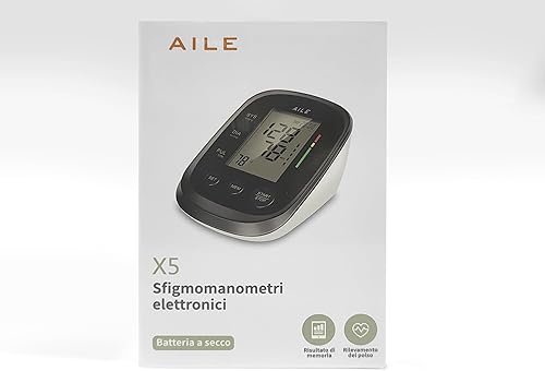 Miniatura 8 de AILE - Monitor de presión arterial, máquina de presión arterial superior del brazo (8.7-16.5 pulgadas ajustable), brazalete automático de presión