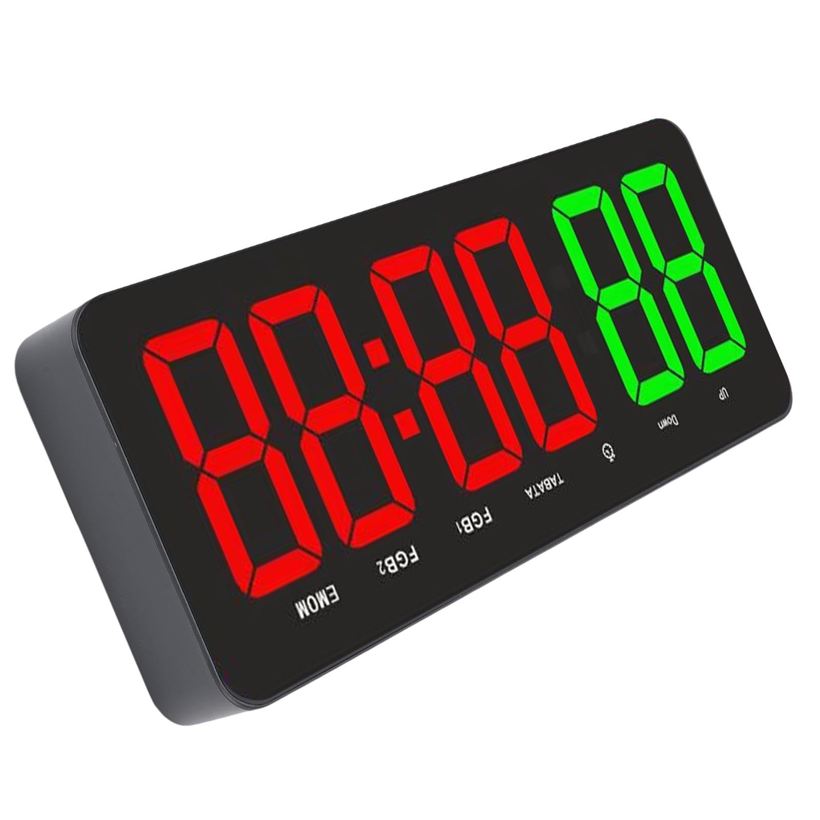 Temporizador de Gimnasio LED de 12,4 Pulgadas, Temporizador de Intervalo de Cuenta Regresiva para Entrenamiento Deportivo, Alimentación USB, Control Remoto, Ideal para Gimnasios, MMA,