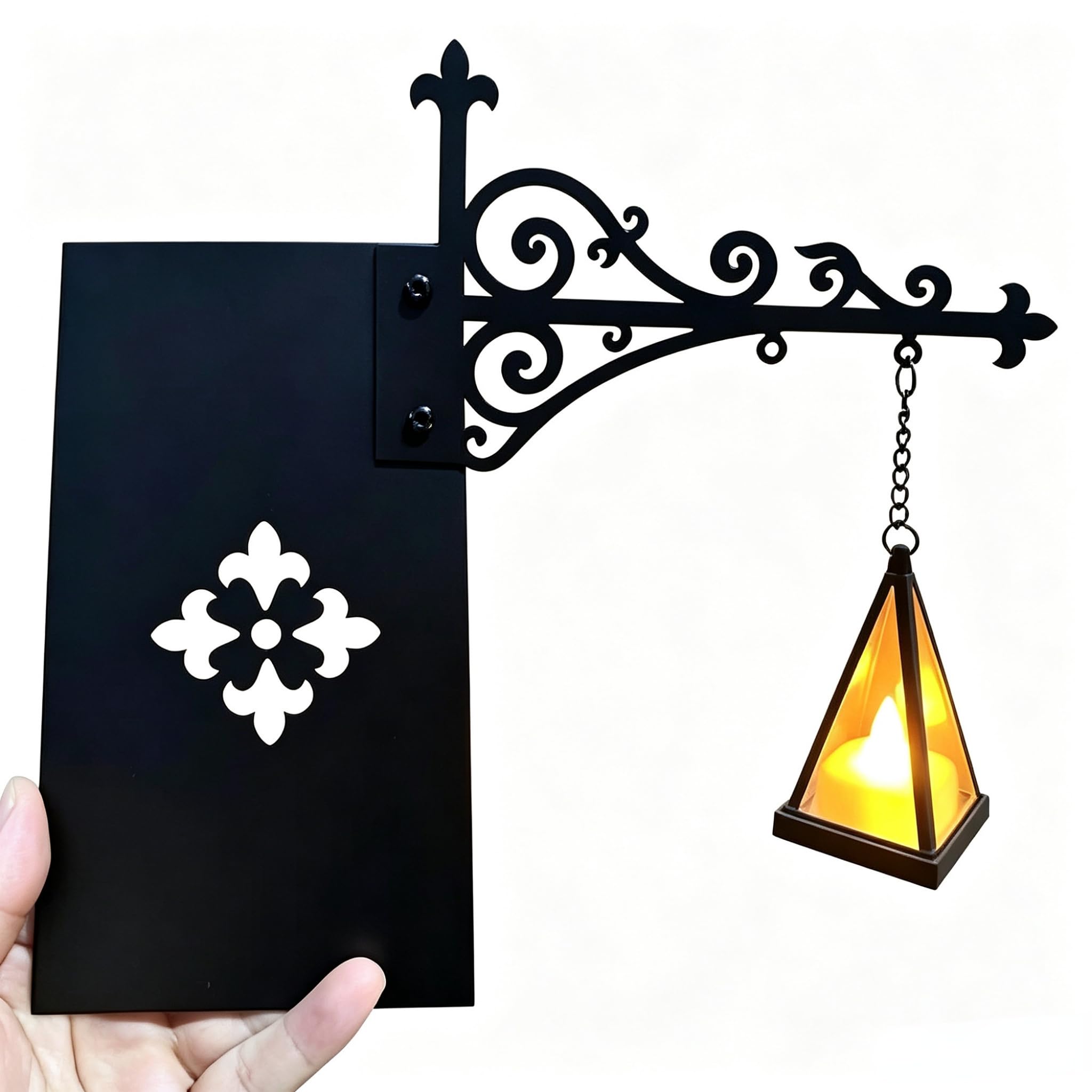 Library Lantern Decorative Bookshelf Lighting, Miniature Hanging Shelf Lamp
