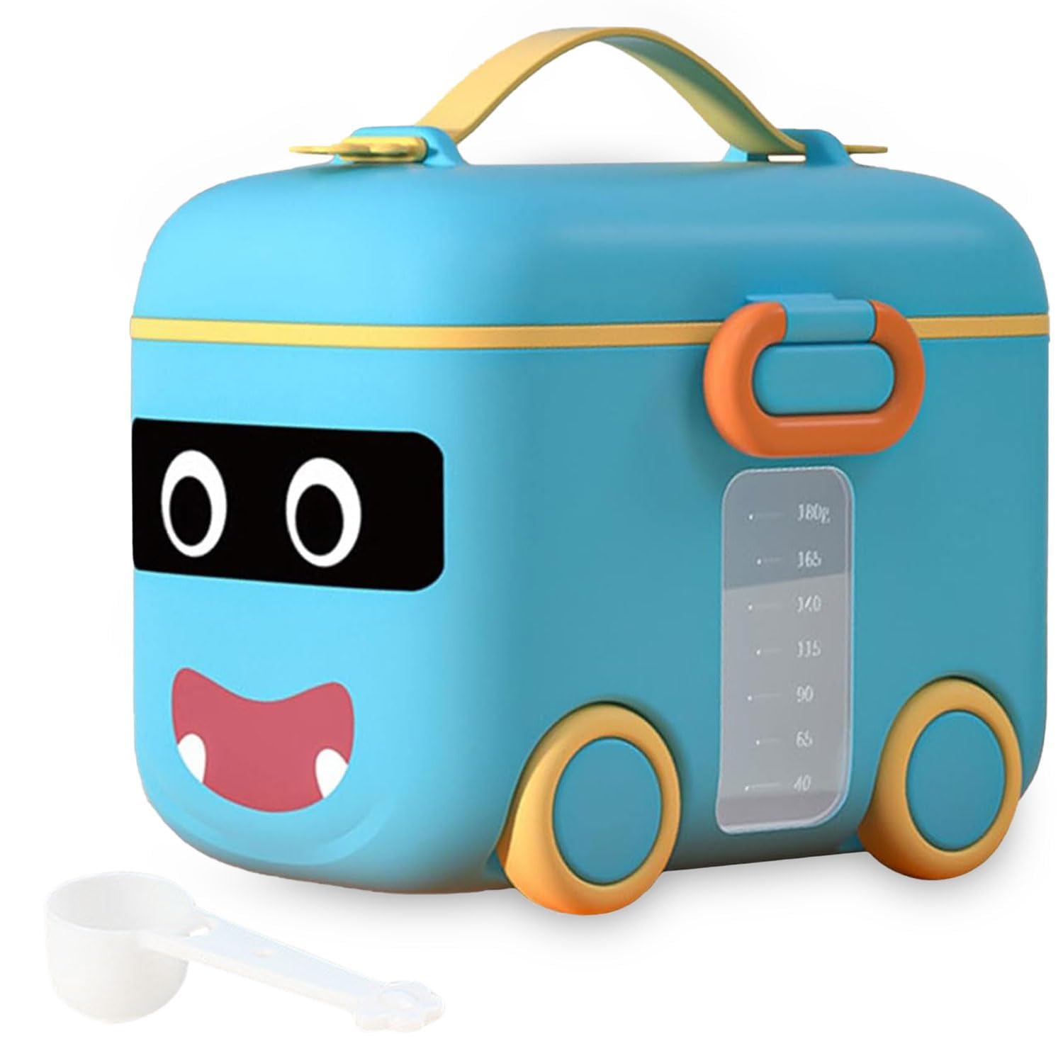 Dispensador de Leche en Polvo,Dispensador de Fórmula para Bebés,Hermético Caja de Leche en Polvo para Alimentaci,Contenedor Dispensador de Fórmula Portátil para Viajes