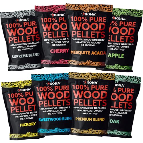 (8 Pack) 1 lb Smoker Pellets Variety Pack