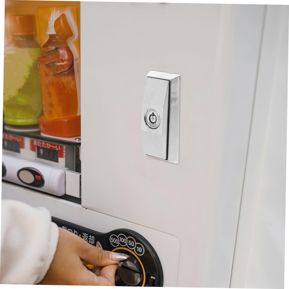 MAGICLULU Handle Vending Machine Lock Zinc Alloy Security Lock for Snack and Soda Machines Enhanced Theft Protection with Keyed Entry Replacement