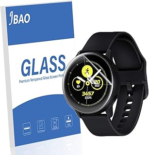 [6 Unidades] Janmitta Protector Pantalla Samsung Galaxy Watch Active ,Pel?cula de TPU Suave Pel?cula de hidrogel Full Cover [Anti-Ara?azos] [Sin Burbujas] [Ultra-Transparente] Alta Definicion