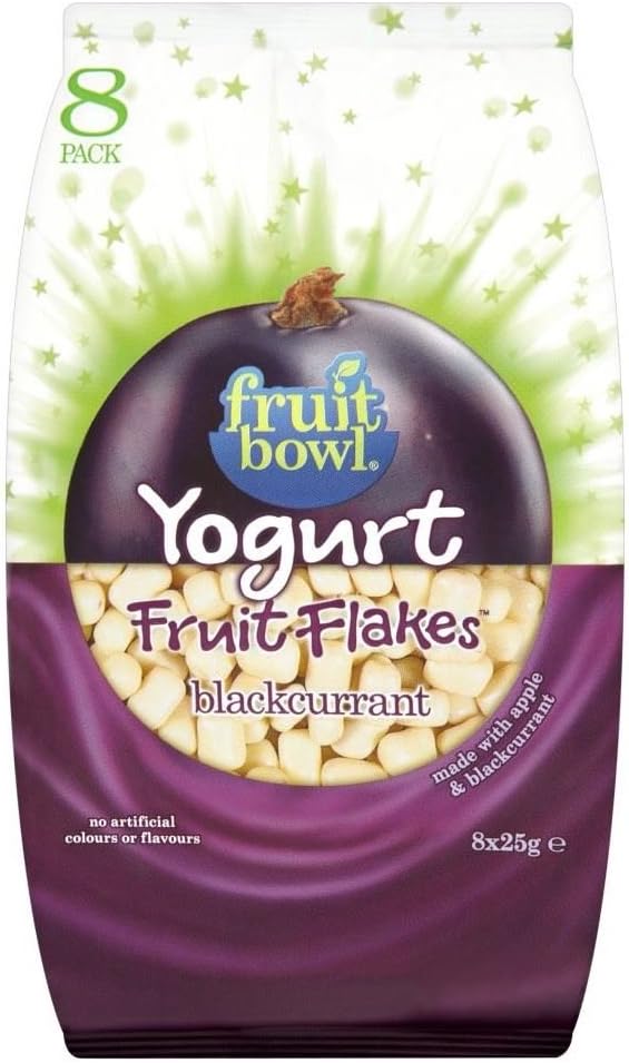 Fruit Bowl Yogurt Fruit Flakes Blackcurrant (8x25g) Amazon.ca