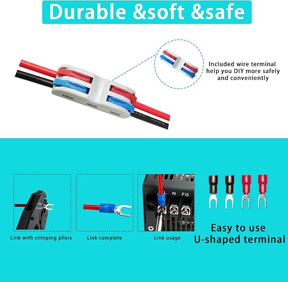 QSDXNYDC for Power Wheel Battery Adapter for Makita 18V LXT Battery with Fuse&Switch 14 AWG Connector for BL1850B,BL1860B,BL1830B,BL1840B,BL1820B for DIY Rc Car Toys, Robotics and Rc Truck