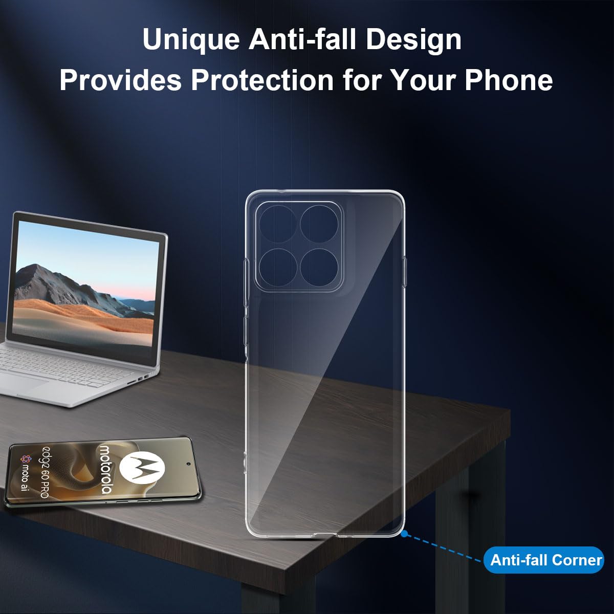 MEMELOKA Hülle Für Motorola Edge 60 PRO – Ultradünne Transparente TPU-Schutzhülle Mit Anti-Gelb-Effekt & Kratzschutz