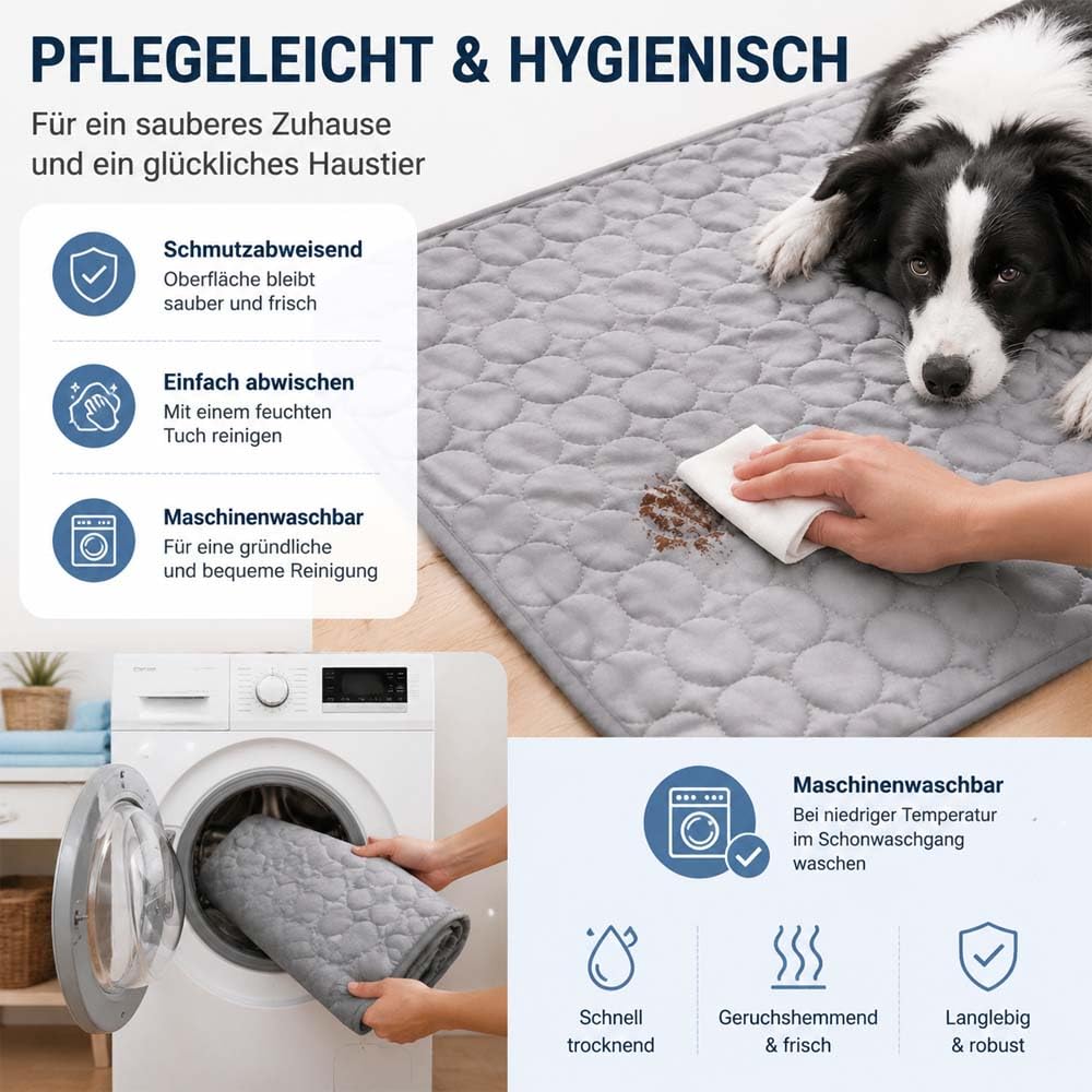 Leyof KüHlende Decke Hund,KüHlmatte Hund Katze Ohne GelfüLlung,Waschbar, Atmungsaktiv,KüHlkissen,Sommer, HeißEs Wetter FüR Zuhause Unterwegs Oder Im Auto (Rosa,150x100 cm)