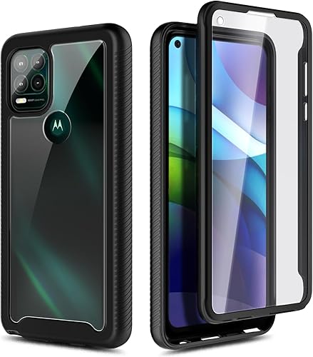 Miniatura 6 de NZND Funda para Motorola Moto G Stylus 5G con protector de pantalla integrado, protector de cuerpo completo a prueba de golpes, resistente a los