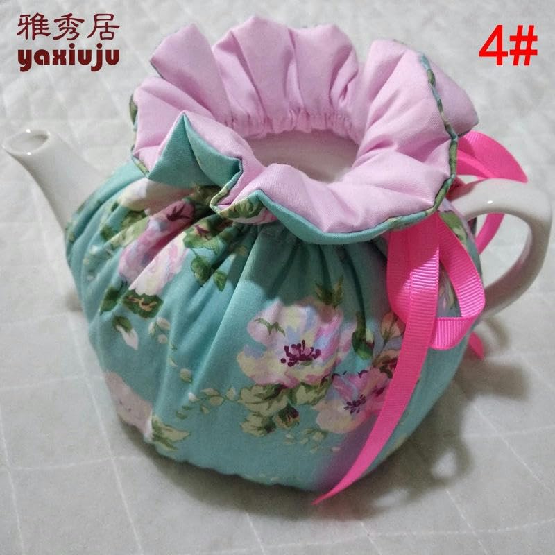 chaqlin Geïsoleerde Theepot Stofkap Dier Wolf Print Waterkoker Quilt Ontbijt Warmer Huishoudelijke Theepot Cover Wasbare Thee Gezellig Voor Theepot, Warm Houden En Decoratieve Potten Gezel