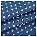 Produktbild Stretch stoff Denim Bedruckter Stoff Mit Blauen Sternen. Kostümdesigner-Stoff. 100% Baumwolle Gewaschener Denim. Nicht Dehnbar Dünn. Für Hemden, Jacken Und Hosen. Mu(Size:1.5M*5M,Color:Mid Blue Stars)
