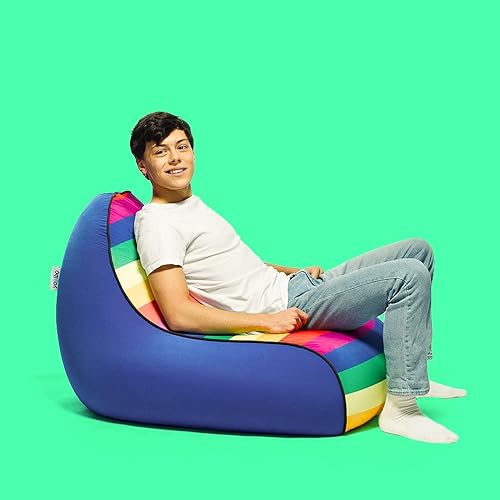 Miniatura 4 de Yogibo Zoola Lounger Pride Edition, puf para exteriores, puf de un solo asiento, LGBTQ, orgullo lésbico, muebles de salón de orgullo gay,