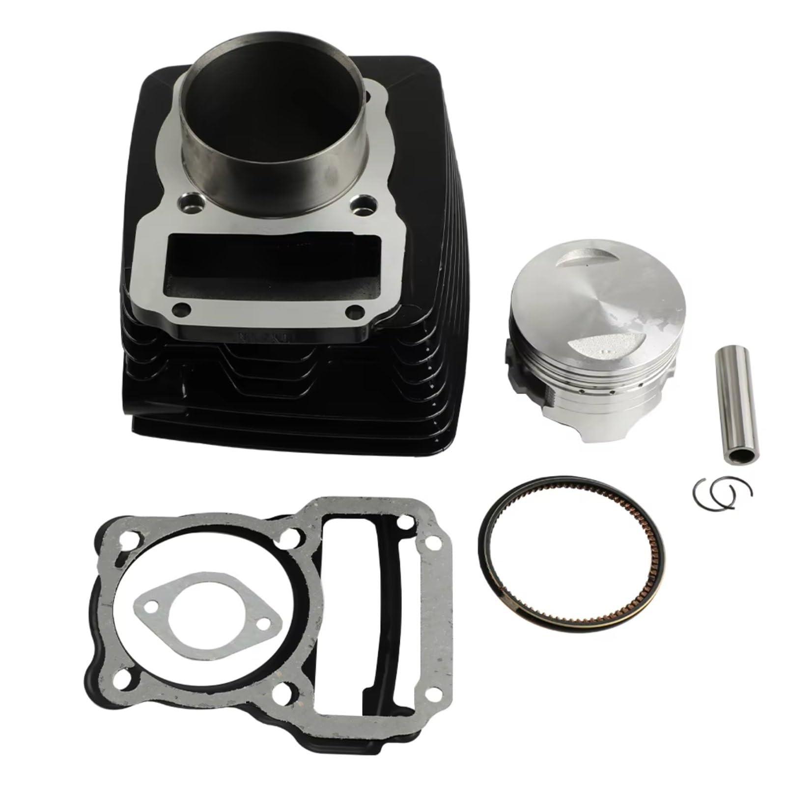 Moto Testata del Cilindro Compatibile con Tornado 250 2017 2018 2019 2020 2021 223CC 65,5mm Motore per Moto Blocco Cilindro Cilindro Aria Pistone Testa Guarnizione Base