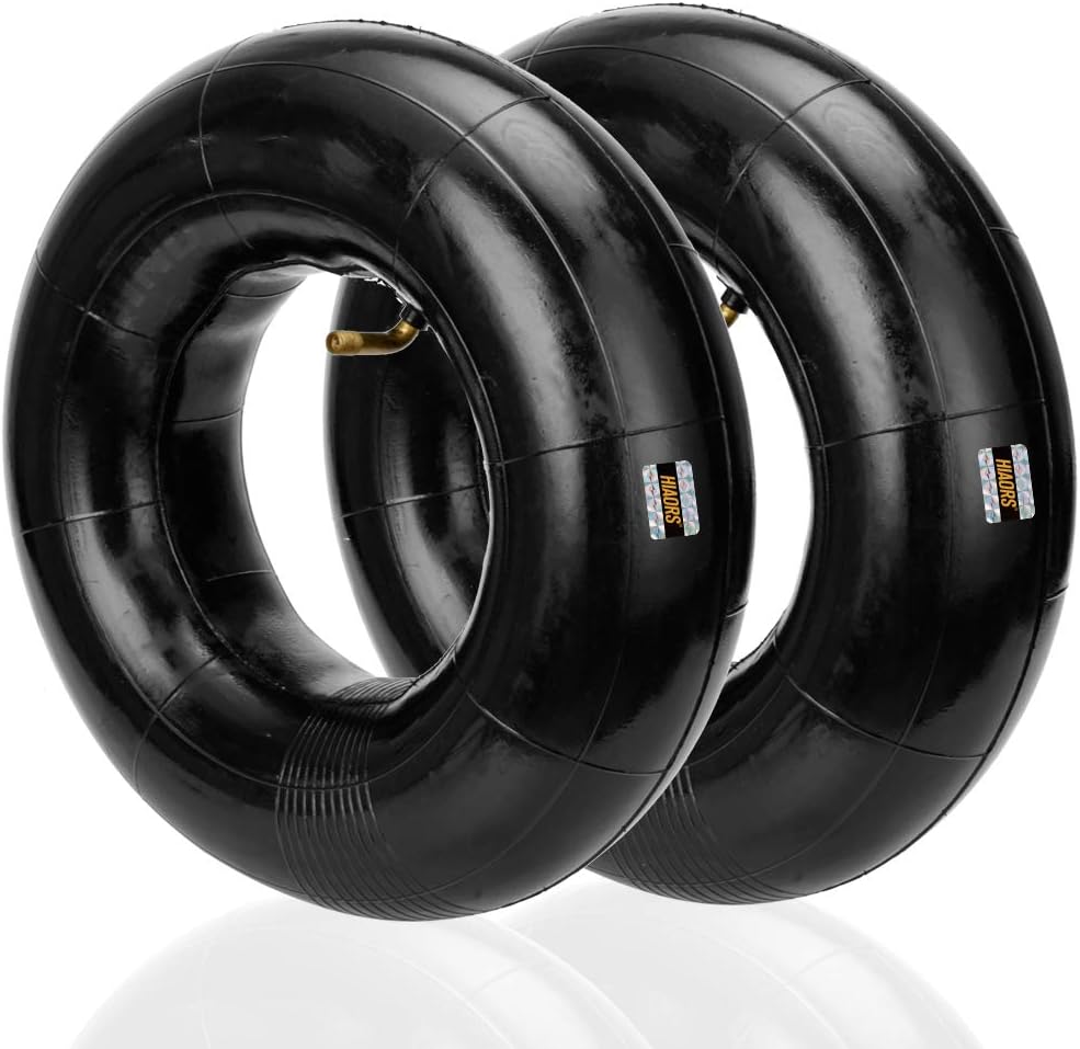 HIAORS 145/70-6 145X70-6 450/530-6 13x5.00-6 Utility Tire Inner Tubes with Bent Angel Valve Stem for Lawn mowers ATV Go Kart Four Wheeler Quad Mini Bike Pack of 2