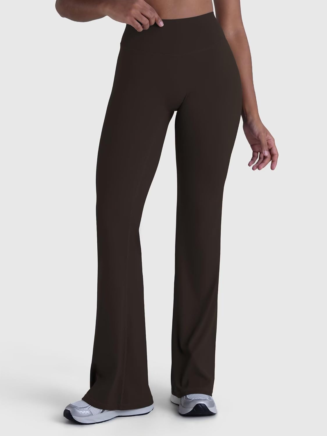 Sunzel Women's Butt Lifting Flare Leggings High Waisted No Front Seam Tummy Control Workout Gym Yoga Pants Flared Bottoms - Image 3